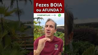 FEZES BOIANDO  Fezes BOIA ou AFUNDA  sindromedointestinoirritavel dicasdesaúde intestinopreso [upl. by Stortz673]