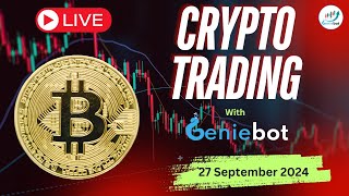 Live Crypto Trading With GenieBot 27Sep2024 [upl. by Dorthy]