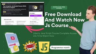 The Complete JavaScript Course 2022 Zero to Expert  How To Dow Udemy Course Free  Programmer Mamit [upl. by Arikehs]