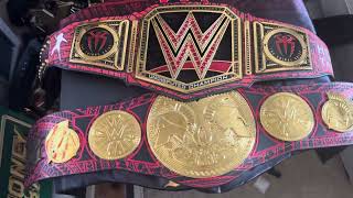 WWE ROMAN REIGNS 1316 SIGNATURE SERIES  USOS 622 REPLICA CHAMPIONSHIP TITLE BELT COMPARISON [upl. by Nairbal549]