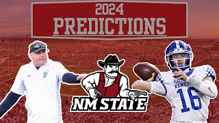 2024 New Mexico State Football Predictions [upl. by Aowda]