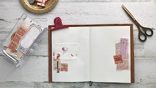 Journal With Me  Traveler’s Notebook A5  Episode 1 [upl. by Adrell]