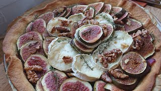 tarte figue chèvre et miel  cette recette est le hit pour la saison chezlinhdarkov [upl. by Naoj]