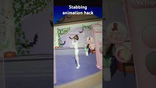 Stabbing animation hack in dti dti slay [upl. by Olnek]