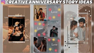 3 Creative Anniversary Story Ideas For Instagram  Using The IG App In Hindi [upl. by Rawlinson463]