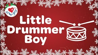 Little Drummer Boy with Lyrics Christmas Carol and Christmas Song [upl. by Aramoix155]