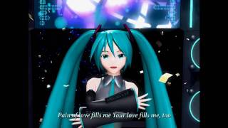 Hatsune Miku quotbinary starquot PV English subtitles HD quality 初音ミク [upl. by Ecirpac542]