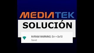 Solucion Error wifi  Nvram warning err  0x10 APP [upl. by Aronel]