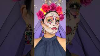 Amor a la mexicana makeup mexico catrina amoralamexicana thalia maquillaje [upl. by Brocky]