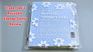 Trader Joes  Reusable Sponge Cloths  Review [upl. by Goer]