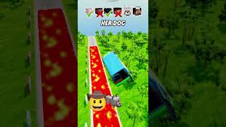 Help Me Get My Crush Attention In A Car Jump Challenge 🚗 🌋 shorts beamngdrive [upl. by Lamee]