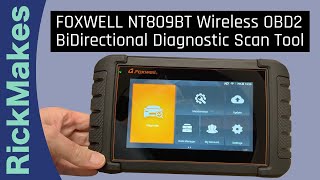 FOXWELL NT809BT Wireless OBD2 BiDirectional Diagnostic Scan Tool [upl. by Chill822]