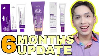 RETINOL UPDATE AFTER 6 MONTHS  LUXE ORGANIX RETINOL  BAKUCHIOL LINE REVIEW  SIR LAWRENCE [upl. by Euqinmod]