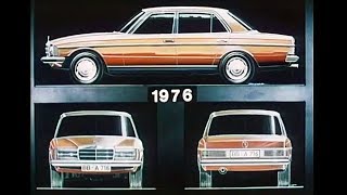 1976 MercedesBenz w123 development  design testing preproduction [upl. by Rothberg]