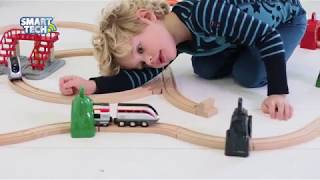 BRIO World  33873 Smart Tech Engine with Action Tunnels Set [upl. by Nosreh736]