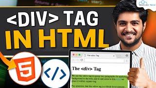 HTML DIV Tag Tutorial How to Use Position amp Style Div Elements Full Guide in Hindi  HTML amp CSS [upl. by Elvia125]