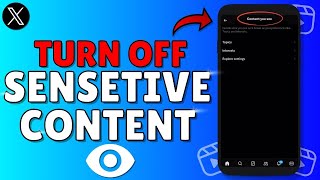 How To TURN OFF SENSITIVE CONTENT ON X  TURN On or Off Sensitive Content on X or Twitter Account [upl. by Ettecul]