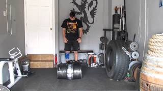 Keg Exercises  Full 12 Keg Power Press [upl. by Imugem]