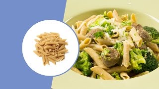 Koolhydraatarme Penne van Ciao Carb Met Parmezaanse Kaas en Worst  Diner  Recept  Protiplan [upl. by Finella]