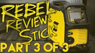 ESAB Rebel 215 EMP ic Stick Welding Review  6010 and 7018  MIG Monday [upl. by Schwitzer]