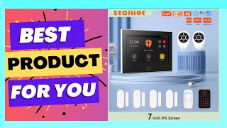 Staniot 7 inch HD Alarm System Wireless WiFi 4G Tuya Smart Home Security Protection [upl. by Rydder450]