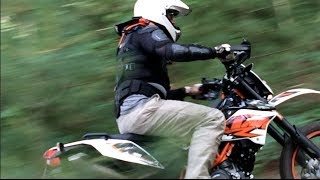 2014 KTM 690 Enduro R offroad on mountain trails [upl. by Barton]