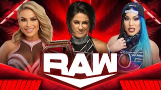 Natalya vs Bayley vs Michin  Elimination Chamber Qualifying Match  Raw [upl. by Millman]