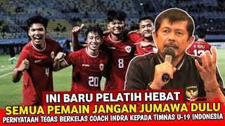 🔴 TEGAS SEKALI  PENGAKUAN MENGEJUTKAN COACH INDRA SJAFRI TAK BOLEH JUMAWA SEBELUM BERTANDING [upl. by Hesketh]