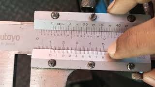 Hiw to read Vernier caliper Reading in Tamil  எப்படி அளப்பது mech life tamil [upl. by Anilrac]