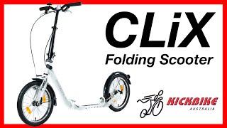 KickBike CLiX Folding Scooter [upl. by Kiran]