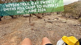 Heysen Trail Day Twenty Smiths Hill Camp to Huppatz Hut  June 2024 [upl. by Cacie310]