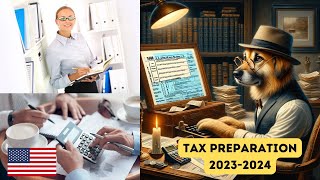 Business Owned amp Operated by Spouses Example 6062 Tax Preparation 20232024 [upl. by Cacilie]