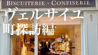 【宮殿だけじゃもったいない！ヴェルサイユ観光🌹町探訪編】お勧めランチ🍽️王妃のスイーツ🍰絶品クロワッサン🥐アンティーク村✨ [upl. by Gnouh]