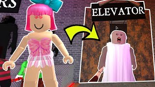 Roblox GRANNY IS IN THE ELEVATOR  SCARY ELEVATOR [upl. by Baptlsta993]