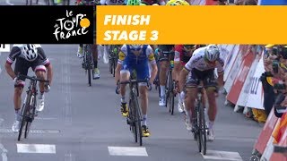 Finish  Stage 3  Tour de France 2017 [upl. by Dlopoel106]