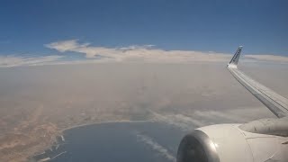 4K  Agadir Morocco Take Off and Cruising  RK860 Ryanair Boeing 737800 [upl. by Jez]