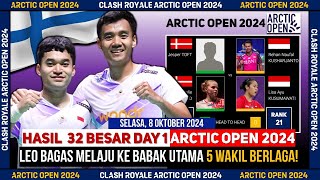 Leo Bagas Lolos Hasil Arctic Open 2024 Babak 32 Besar  5 Wakil Berlaga Arcticopen2024 [upl. by Muiram]