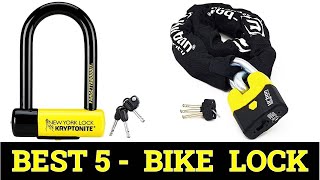 Top 5 Best Bike Locks 2023 [upl. by Notnyw]