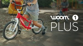 woom 1PLUS  Learning riding with balance bike [upl. by Marduk641]