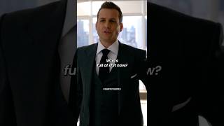 Harvey goes below the belt😳🗿 suits mikeross tvshow harveyspecter shorts [upl. by Ruddy27]