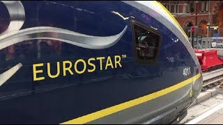 London to Amsterdam by Train Eurostar Europe by Train Great Railway Journeys Standard Premier [upl. by Nirrad]