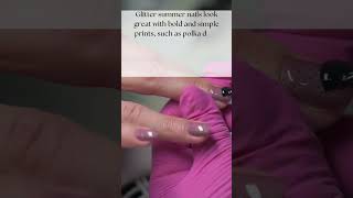 Glittery Summer Nails with Bold Prints amp Designs  Sparkling amp Trendy Nail Art Tutorial [upl. by Hurless828]