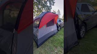 Rightline SUV Tent will it stand alone nobuildsuvcarcamper [upl. by Auqcinahs]