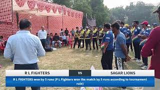 Live Cricket Match  SAGAR LIONS vs R L FIGHTERS  07Nov24 0829 AM 22 overs  KANPUR BOOKS DISTRI [upl. by Aicilec]