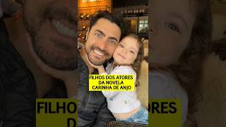 FILHOS DOS ATORES DA NOVELA CARINHA DE ANJO fypシ foryou fy sbt [upl. by Nagle969]