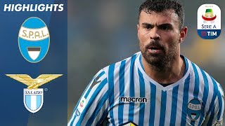 Spal 10 Lazio  Late Petagna penalty gives hosts a third straight win  Seria A [upl. by Ilesara]