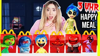 ÖFFNE niemals ALLES steht KOPF 2 Mcdonalds Happy Meal NACHTS ohne FREUNDIN  inside out 2 challenge [upl. by Ytisahc]