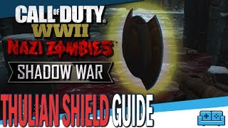 COD WW2  DLC 4  ZOMBIES FROZEN DAWN  THULIAN SHIELD GUIDE [upl. by Asertal]