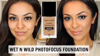 Wet N Wild Photofocus Foundation First Impression  TrinaDuhra [upl. by Eirrotal]