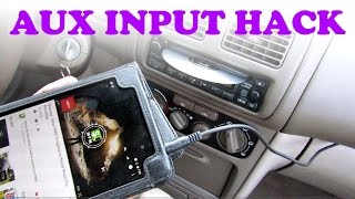 Aux Input CD Stereo Hack [upl. by Eibrik]